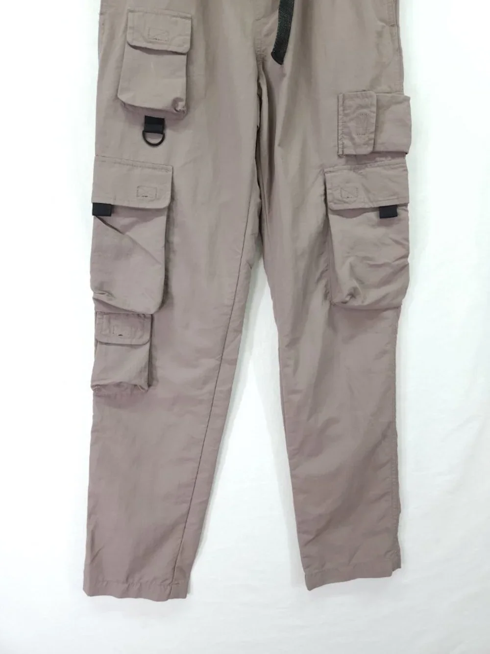 Urban Outfitters Pants Small 26x30 Taupe Tactical Cargo Belted Techwear